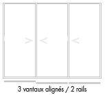 Fenêtre Coulissante porte Aluminium